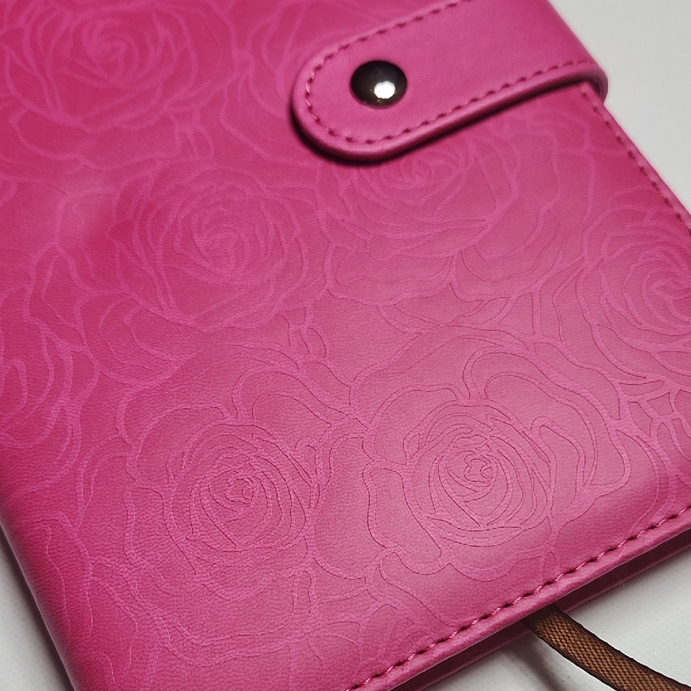 Pink Floral Embossed Notebook - Picture 2 of 9